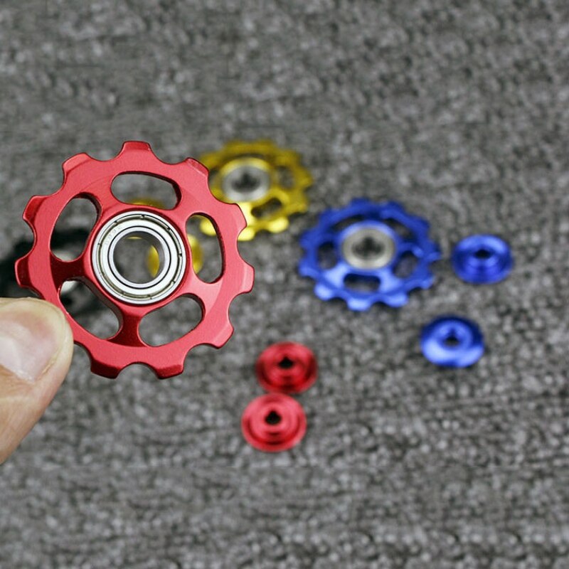 Bicycle aluminum alloy 11T rear guide wheel 2 colors
