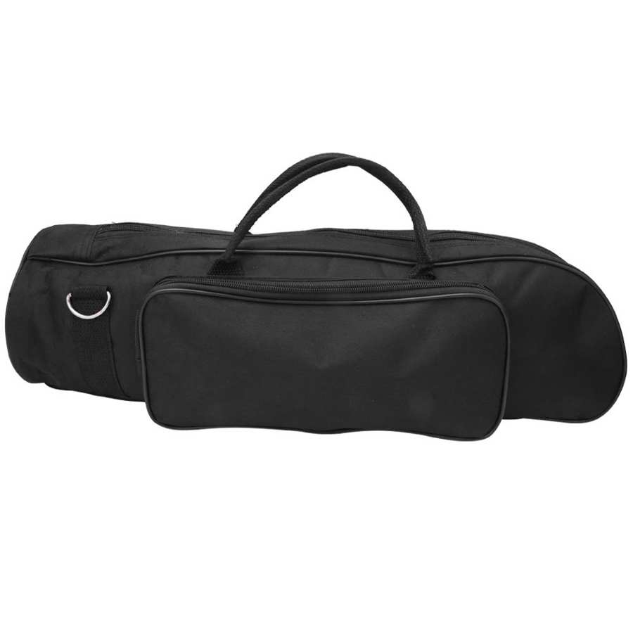Portable Trumpet Bag Box Musical Instrument Storage Case Double Zipper