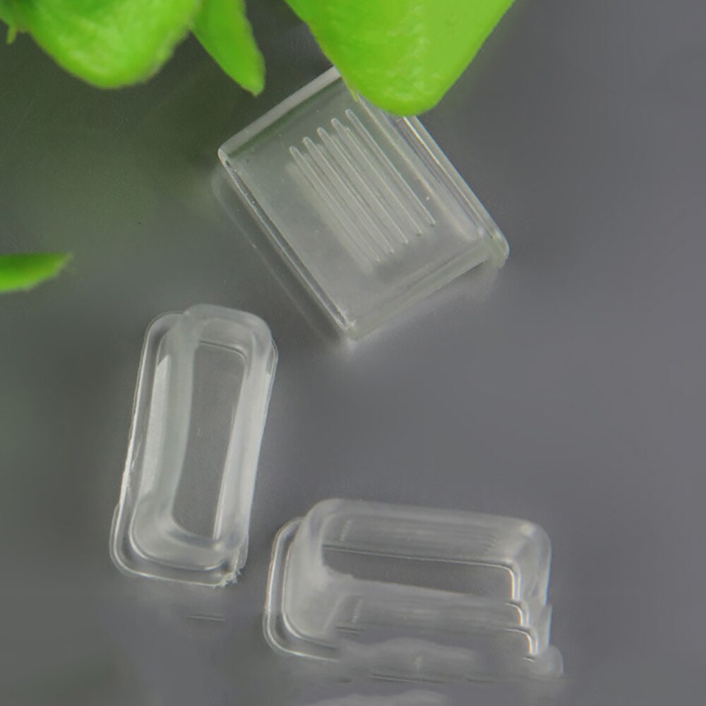 20 st domare visselpipa skydd 2*2.2cm genomskinliga visselpipor dämpade mungrepp fotboll domare visselpipa skyddstillbehör