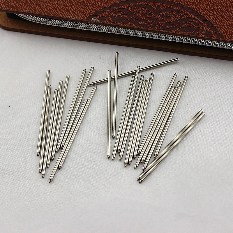 Recarga de caneta esferográfica 0.7mm, caneta de cristal oleosa com função central especial recarga especial