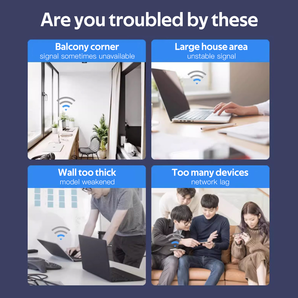 FENVI WiFi 6 AX1800 Gigabit Repetidor Dual Band 2.4G/5Ghz Amplificador de sinal 1800M Gigabit Repetidor sem fio para cobertura de rede