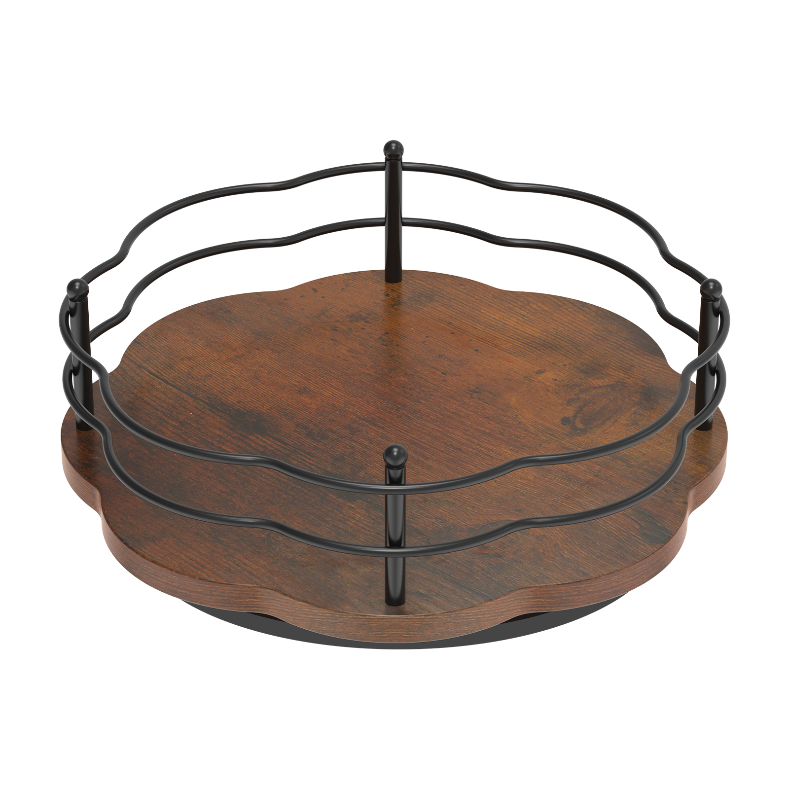 Aufbewahrungsorganisator für Gewürze 360° ° Rotierender Drehteller-Organizer-Gestell, multifunktionales drehbares Gewürzregal, Speisekammer, Schrank, Drehteller