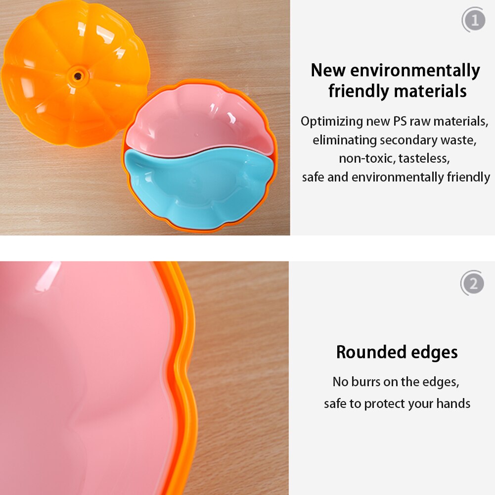 Storage Tray Party Candy Box Home Decor Cute Living Room Sealed Family Pumpkin Shape With Lid Snacks Partition Manager Wedding