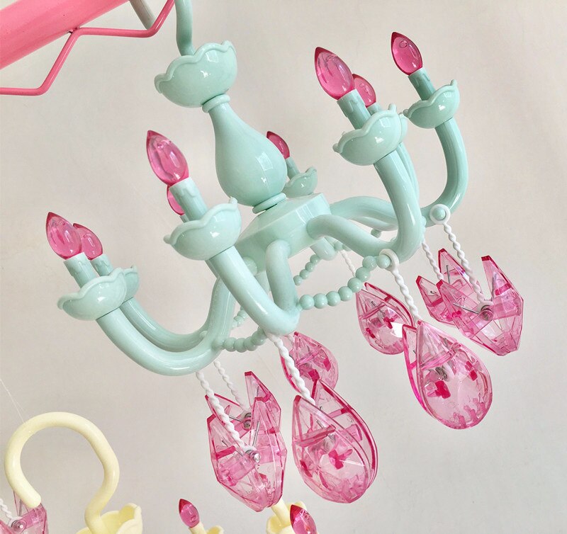 1pcs Plastic Drying Rack Japan Style Cute Chandelier Hanger Magic Multi-function Home Storage Racks For Clothes Socks Underwear: Green