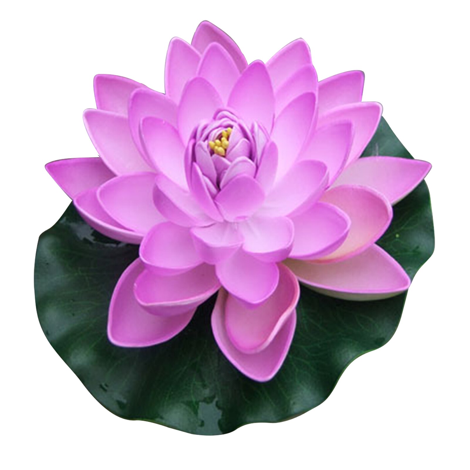 SwirlColor Lotus Bloem Lotus Bladeren set 6 stuks, Kunstmatige Waterlelies Drijvend Schuim Gebladerte voor Aquarium Vijver Decoratie