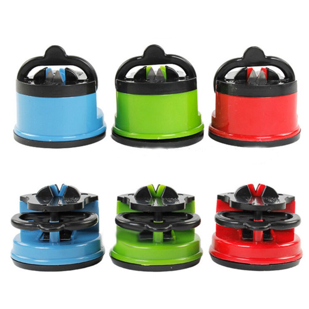 Knife Sharpener Scissors Grinder Non-slip Suction Chef Kitchen Sharpening Tool is an innovative knife sharpener perfect edge