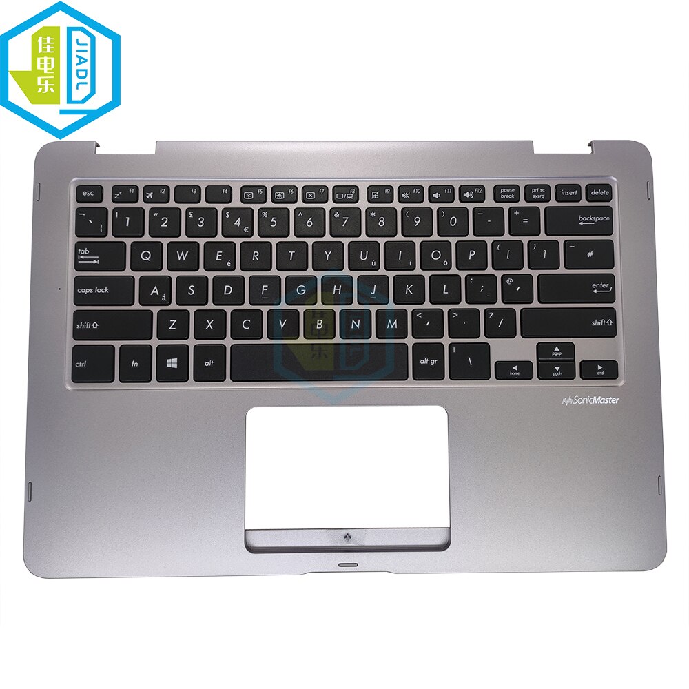 TP401 Pc Uk Gb Italiaanse Keyboard Topcase Palmrest Toetsenborden Voor Asus Vivobook Flip 14 TP401N TP401NA TP401MA F123IT00 F123UK00: UK GB