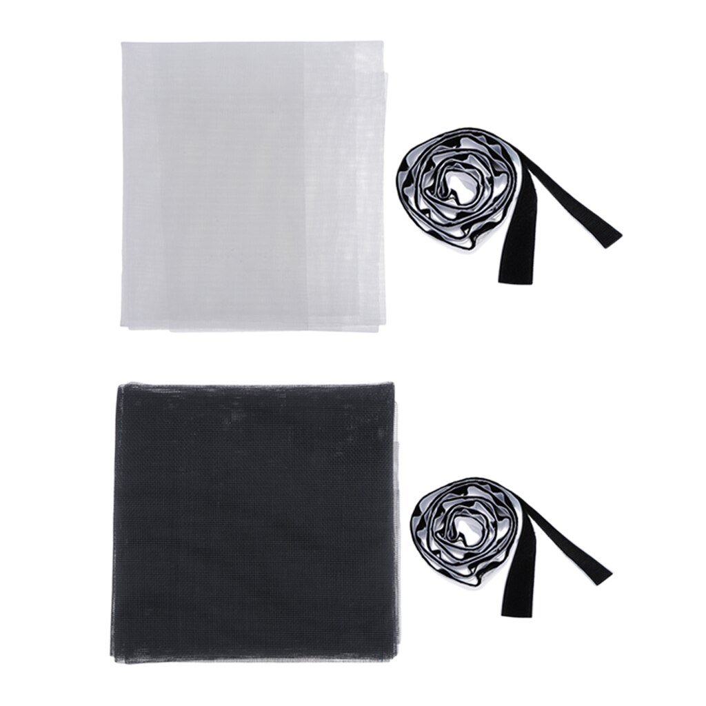 DIY Wire Window Screen Magnetic Snap Fly Insect Net 150x130cm 90x210cm
