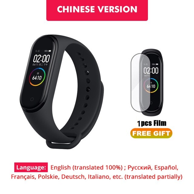 Xiaomi Mi Banda 4 Più Nuovo Sport Miband 4 Braccialetto Intelligente di Frequenza Cardiaca Fitness Traker 135mAh di Colore Dello Schermo di Bluetooth Impermeabile 5.0