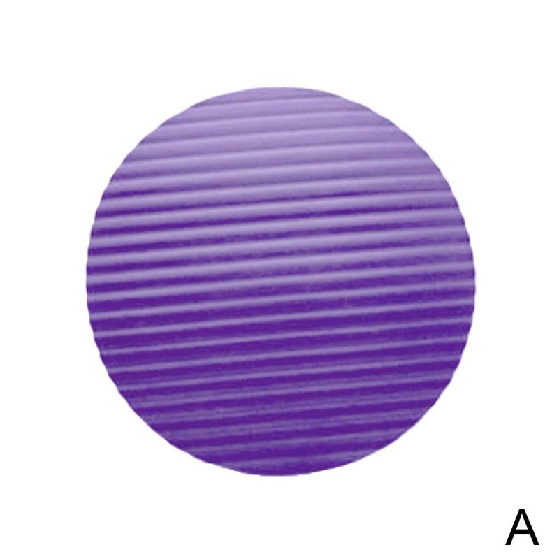 Almohadillas redondas para hacer ejercicio, almohadillas para Yoga, almohadilla de protección del pecho, almohadillas para hacer ejercicio, almohadillas para hacer ejercicio, almohadillas acolchadas para codos de apoyo plano: One-size purple