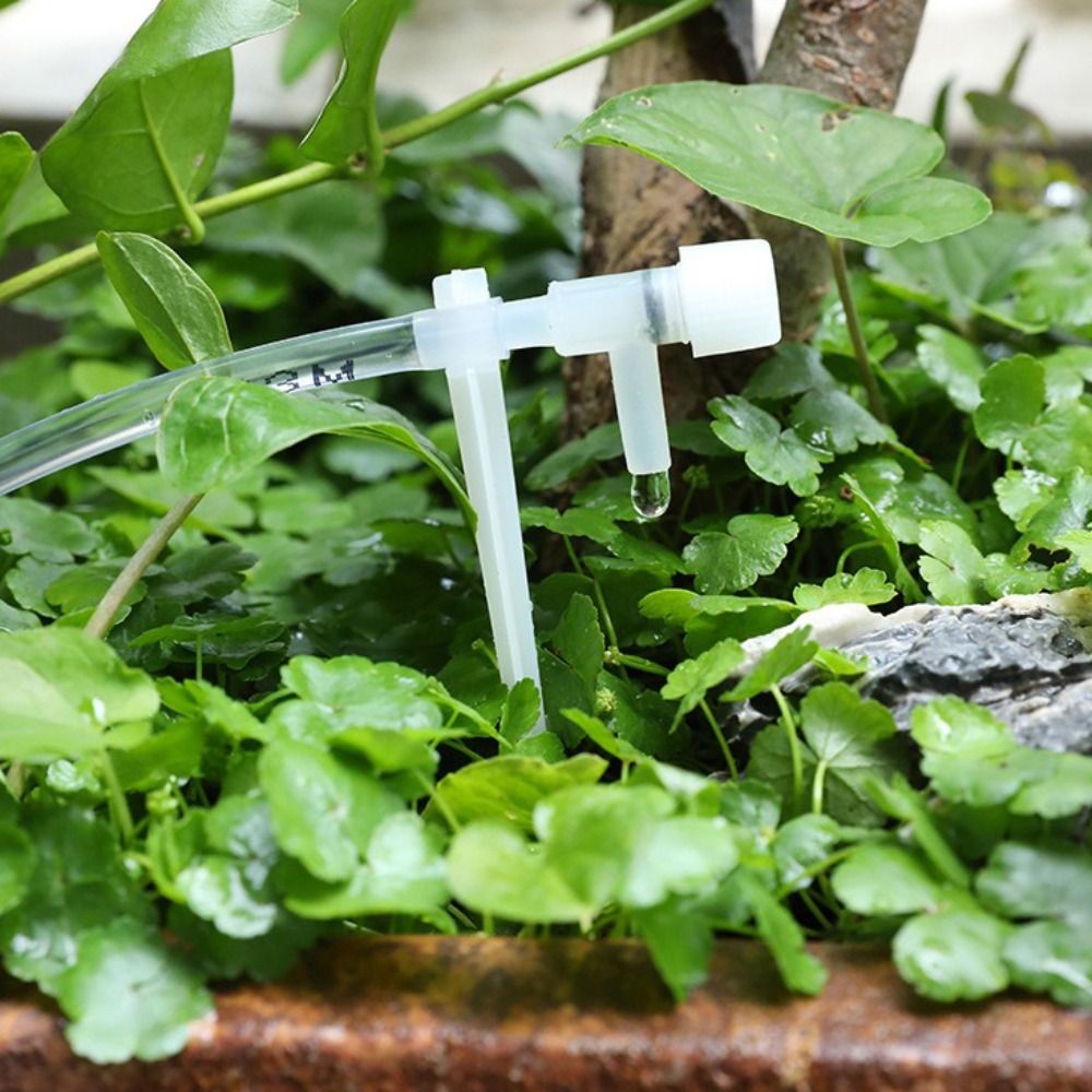 Gewächshaus-Garten-Tropfbewässerungsset, 10/20/30 m, 4/7 mm Schlauch, Pflanzenbewässerungssystem, verstellbar, mit Regelventil