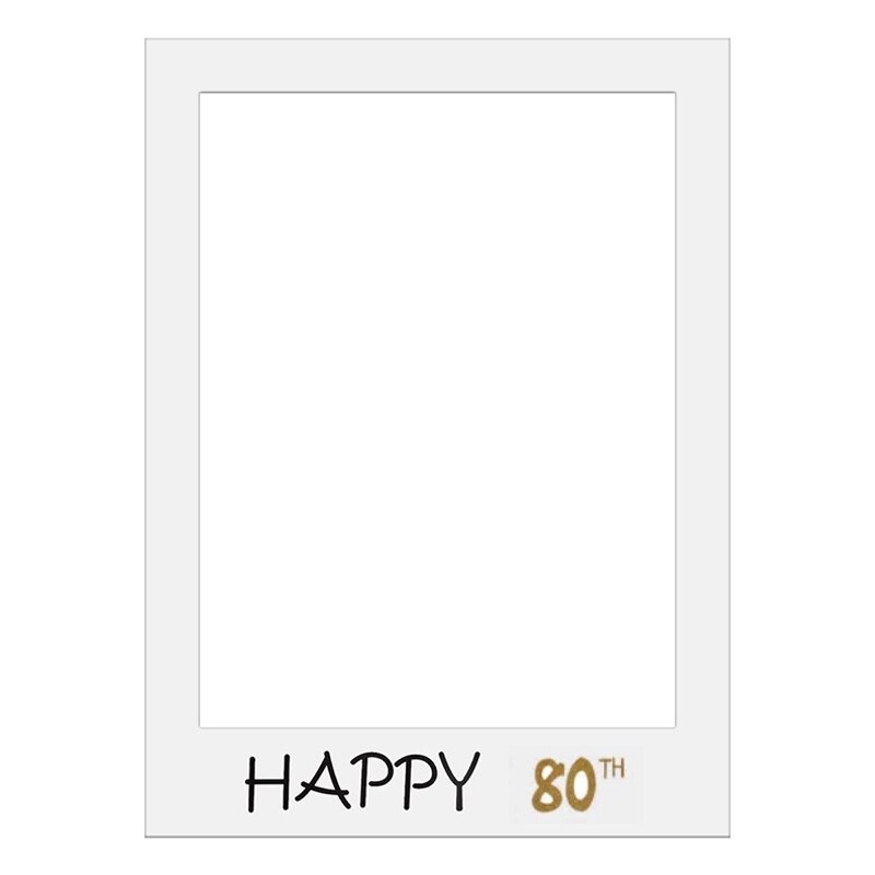 Birthday Photo Booth Frame Happy Birthday Photobooth Props Birthday Party Decor Anniversary Supplies: 13