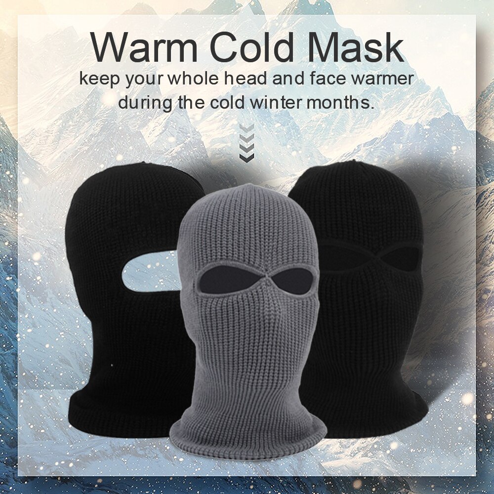 Neutralne wiatroszczelne czapki z dzianiny wiatroszczelne i ciepłe w zimna pogoda wełniany polarny swetry czapki maski narciarskie szyi ciepło osłona twarzy