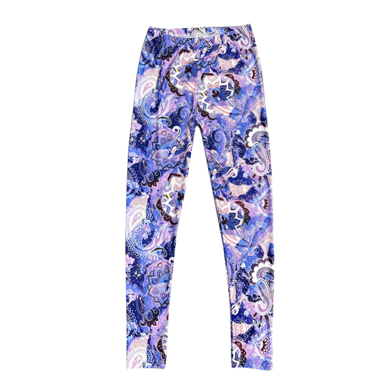 Spring Summer Women Y2K Cute Boston Terrier Graphic Stretch Tulle Leggings See-through Patterned Paisley Print Pants