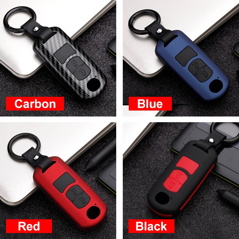 ABS+Silicone Car Remote Key Case Fob Cover For Mazda 2 3 6 Atenza Axela CX-3 CX3 CX-5 CX5 CX 5 CX7 CX8 CX9 MX5