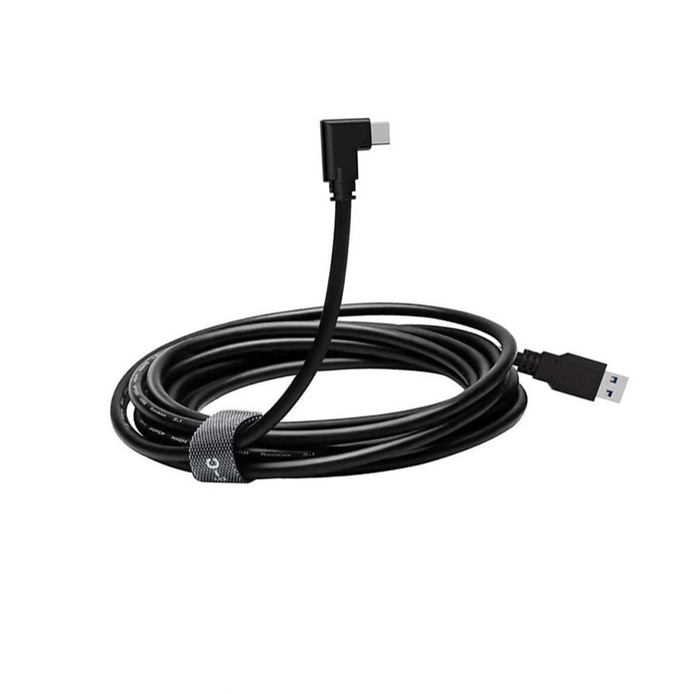 Oculus Quest 2 VR Link USB3.1 Type-c Link 90 Degree Extension Cable Connector High Speed Data Transfer for VR Virtual Reality: 5m A-C