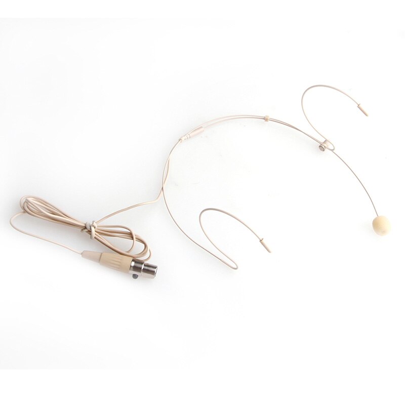 Pro dual ear hook mic headset hoofdmicrofoon voor shure all xlr 3 pin  ta3f