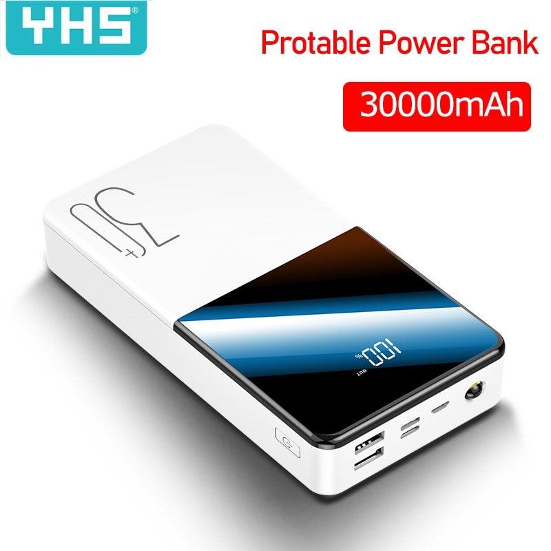 30000mAh Power Bank Portable External Battery Two-way Fast Charging Portable Powerbank Charger For iPhone Samsung Xiaomi