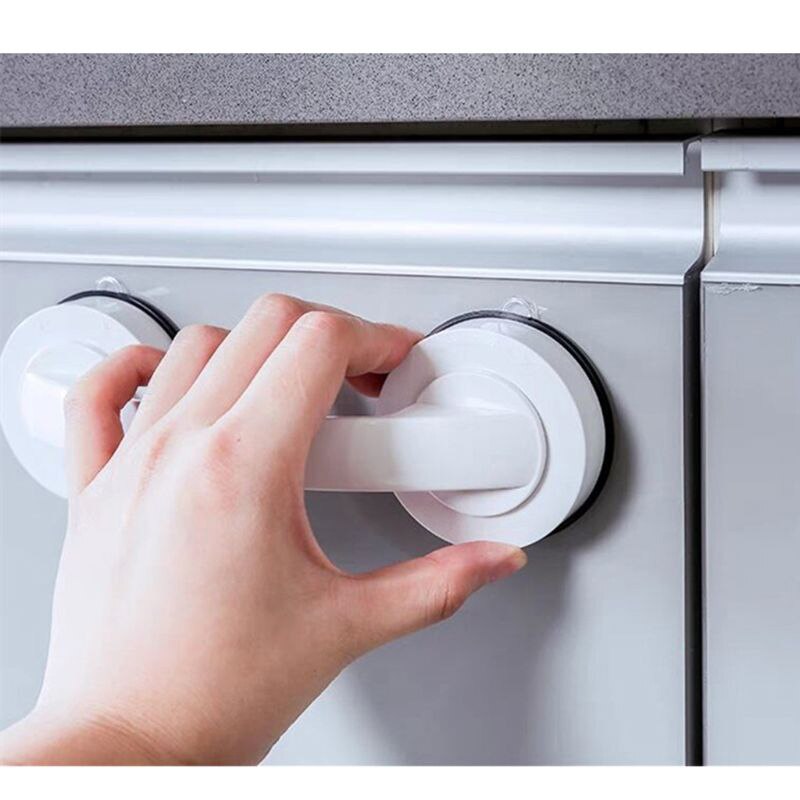 -2PCS Badkamer Grip Handvat Douche Veiligheid Bad Bar Glazen Deur Anti-Slip Veiligheid Sterke Mount Grab Bar Voor Kind