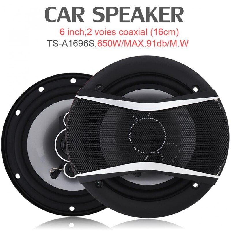 6 zoll Auto Lautsprecher Auto Subwoofer Hifi Koaxial Lautsprecher Auto Hinten/Vorne Tür Audio- Musik Stereo Koaxial-lautsprecher