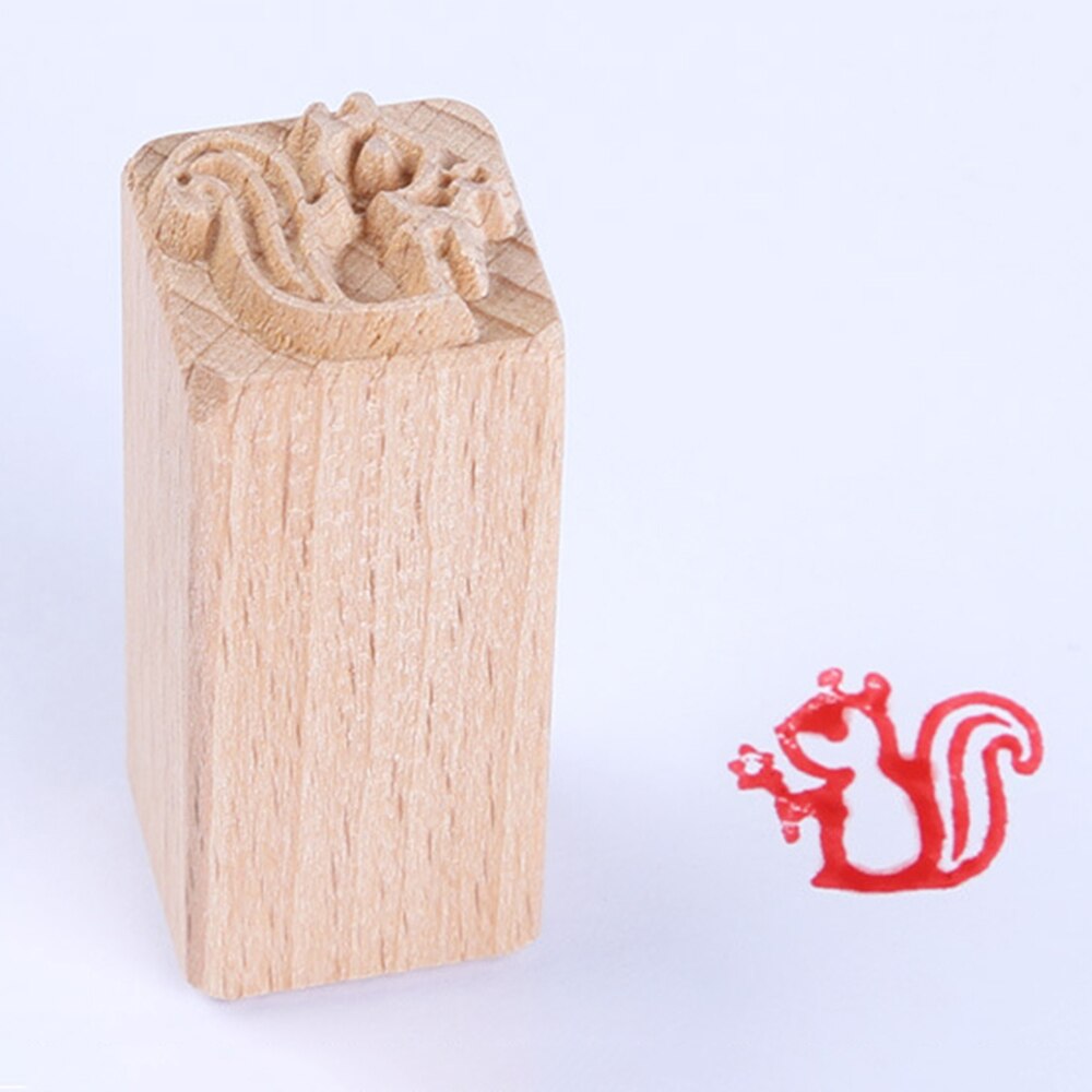 Sello de madera Quare Pasta impresión moldes galletas herramientas para hornear sello DIY pastel decoración suministros de cocina