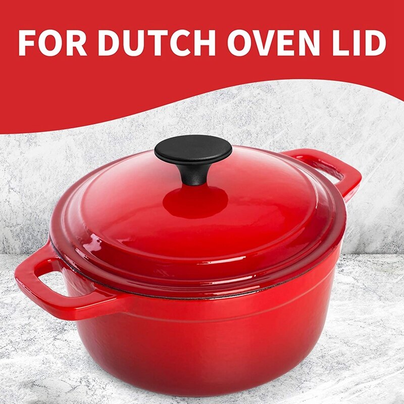 Pomo de repuesto para Horno Holandés, recambio de manija de tapa de olla de baquelita para Le Creuset, Aldi, logia, Horno Holandés esmaltado, 4 juegos