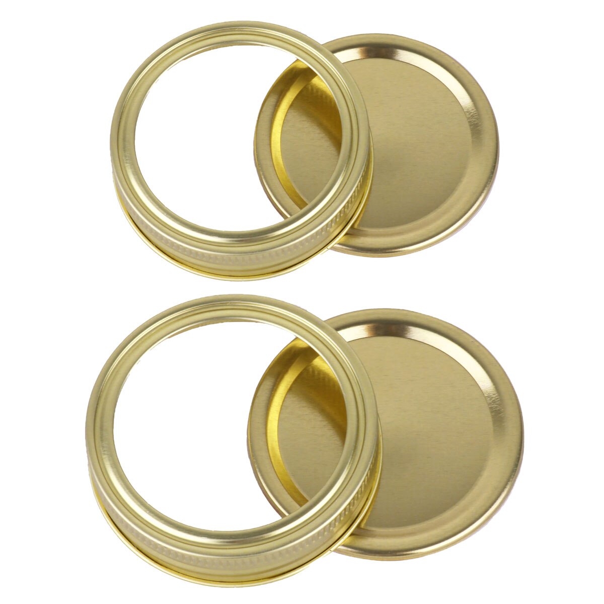 20Pc Mason Jar Split-Type Lids (Not Include Band) Sealing Leak Proof Mason Jar Lids Solid Caps Regular Mouth &amp; Wide Mouth Jars