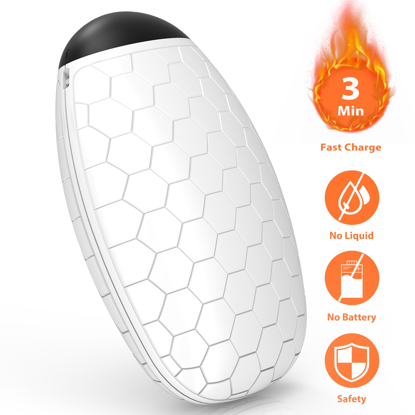 Portátil seguro calentador de manos eléctrico calentador de USB recargable de carga rápida invierno bolsillo, de mano cuerpo calentador del calentamiento de los productos