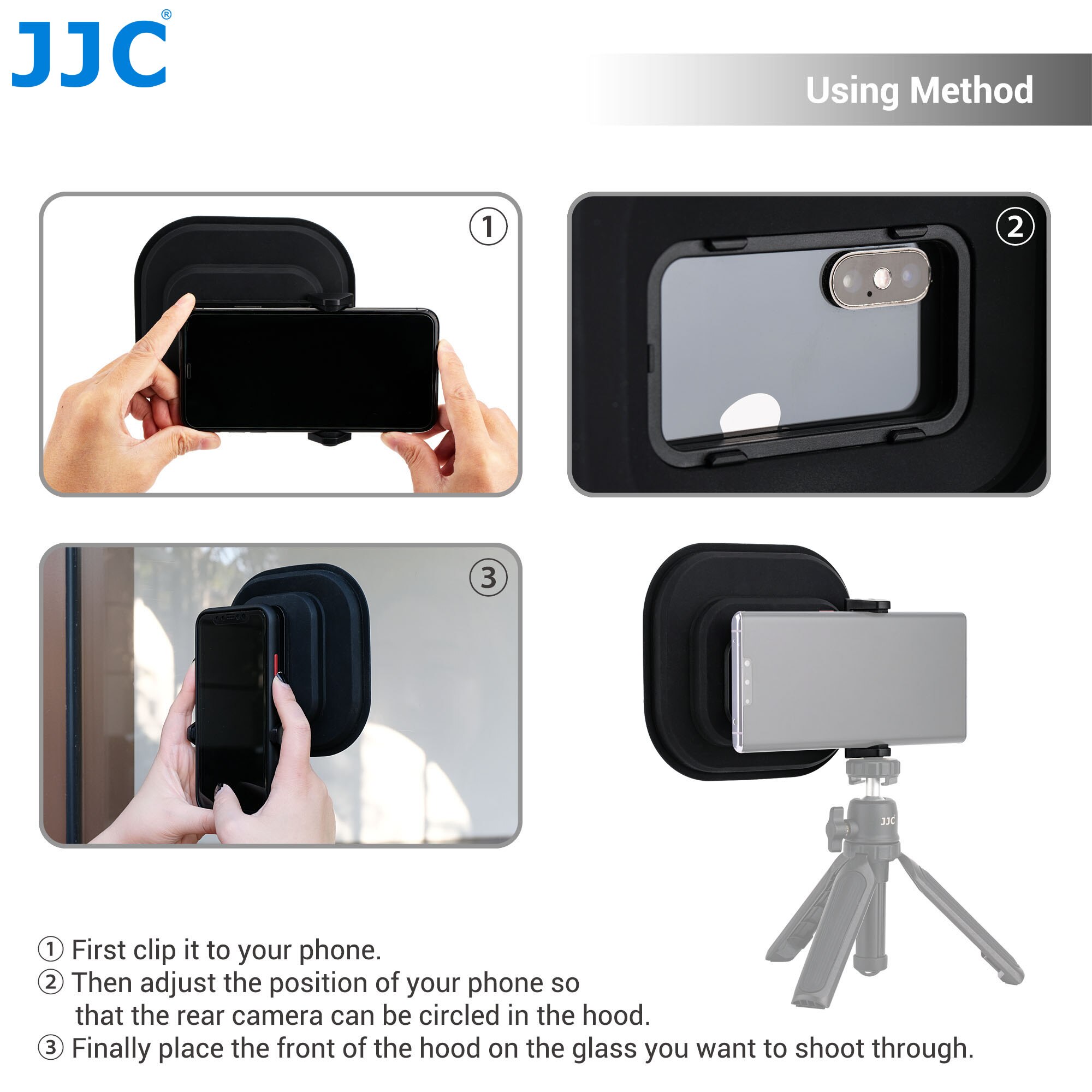 Universele Anti-Reflectie Camera Zonnekap Voor Iphone Samsung Android Smartphone, mobiele Telefoon Lens Kap Voor Foto 'S Door Glas