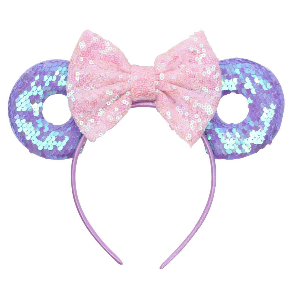 Meisje Kid Haar Hoepel Band Donut Muis Oren Boog Knoop Party Accessoires Hoofdband: 13