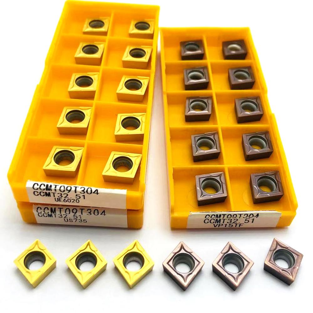 Carbide Draaigereedschap CCMT09T304 VP15TF UE6020 US735 Cnc Machine Tool Frees CCMT060204 Draaibank Toolccmt