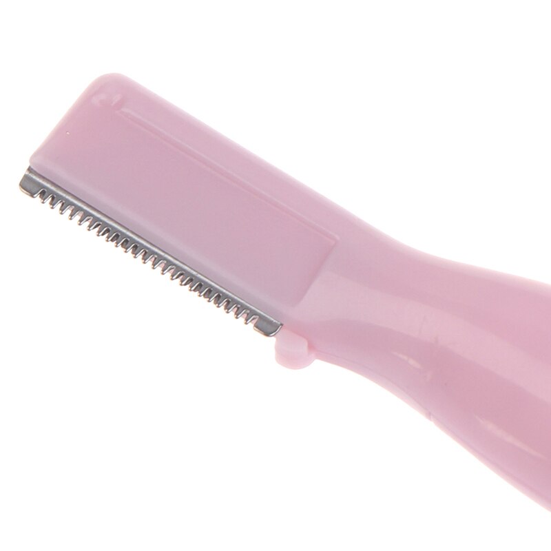 1 sæt praktisk elektrisk ansigts-øjenbrynssaks hårtrimmer mini bærbar barbermaskine til kvinders barberbladsfjerner barbermaskine epilator