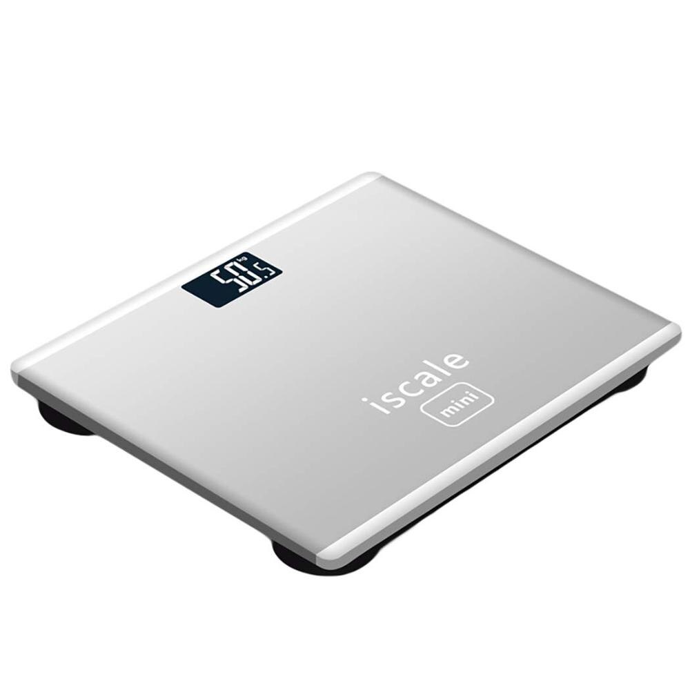 Household precision electronic weighing scale electronic body scale adult healthy body weighing: Gray