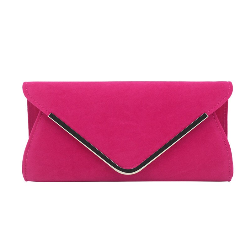 Frauen Hochzeit Damen Party Prom Abend Kupplung Hand Tasche Schulter Tasche Geldbörse Handtasche Neue: Rose rot