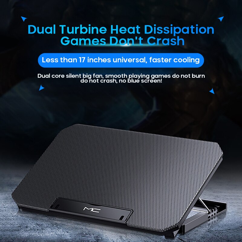 USB Adjustable Laptop Radiator Ice-sealed Air-cooled Lifting Stand Computer Cooling Stand Cooler Cooling Pad