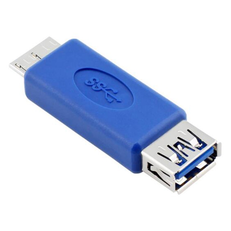Yüksek kalite standart USB3.0 mikro B erkek tip A dişi MicroB/AF adaptör dönüştürücü OTG fonksiyonu ile