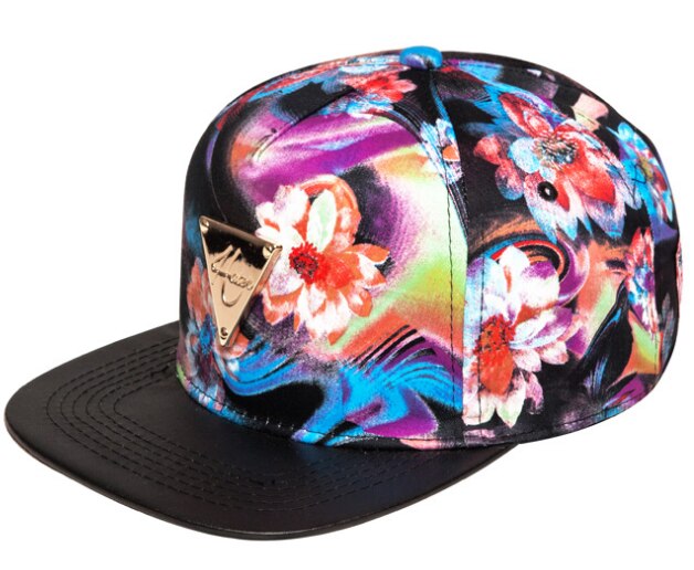 Våren trend platt takfot hip hop hatt klubba färg broderi: Röd