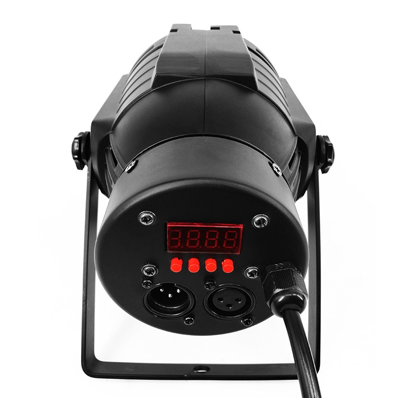 LED Kann Par 7x18W Licht Aluminium Hülse RGBWA + UV Dmx512 Bühne Lampe Beruf Für Party Hochzeit dmx Bühne Licht Gute Party