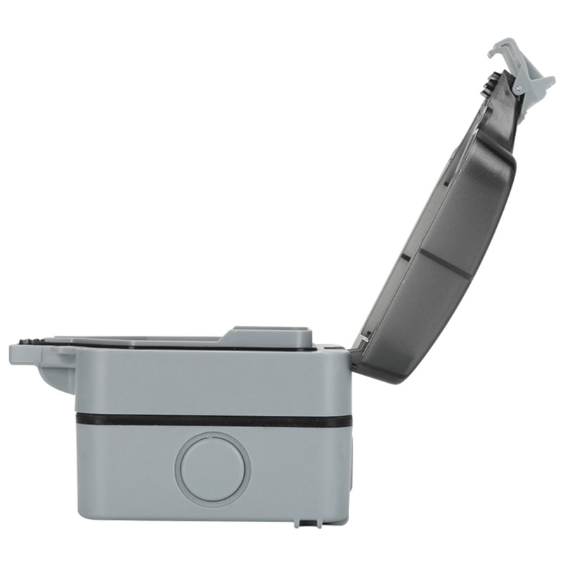 IP66 Weatherproof Waterproof Outdoor Wall Power Socket 16A EU Standard Electrical Outlet Grounded AC 110-250V EU Plug