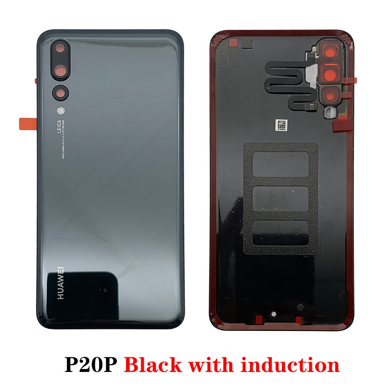 100% Originele Huawei P20pro Batterij Cover Voor P20 Pro Vervang De Batterij Cover Met Camera Cover P20 Pro: Black With sensor