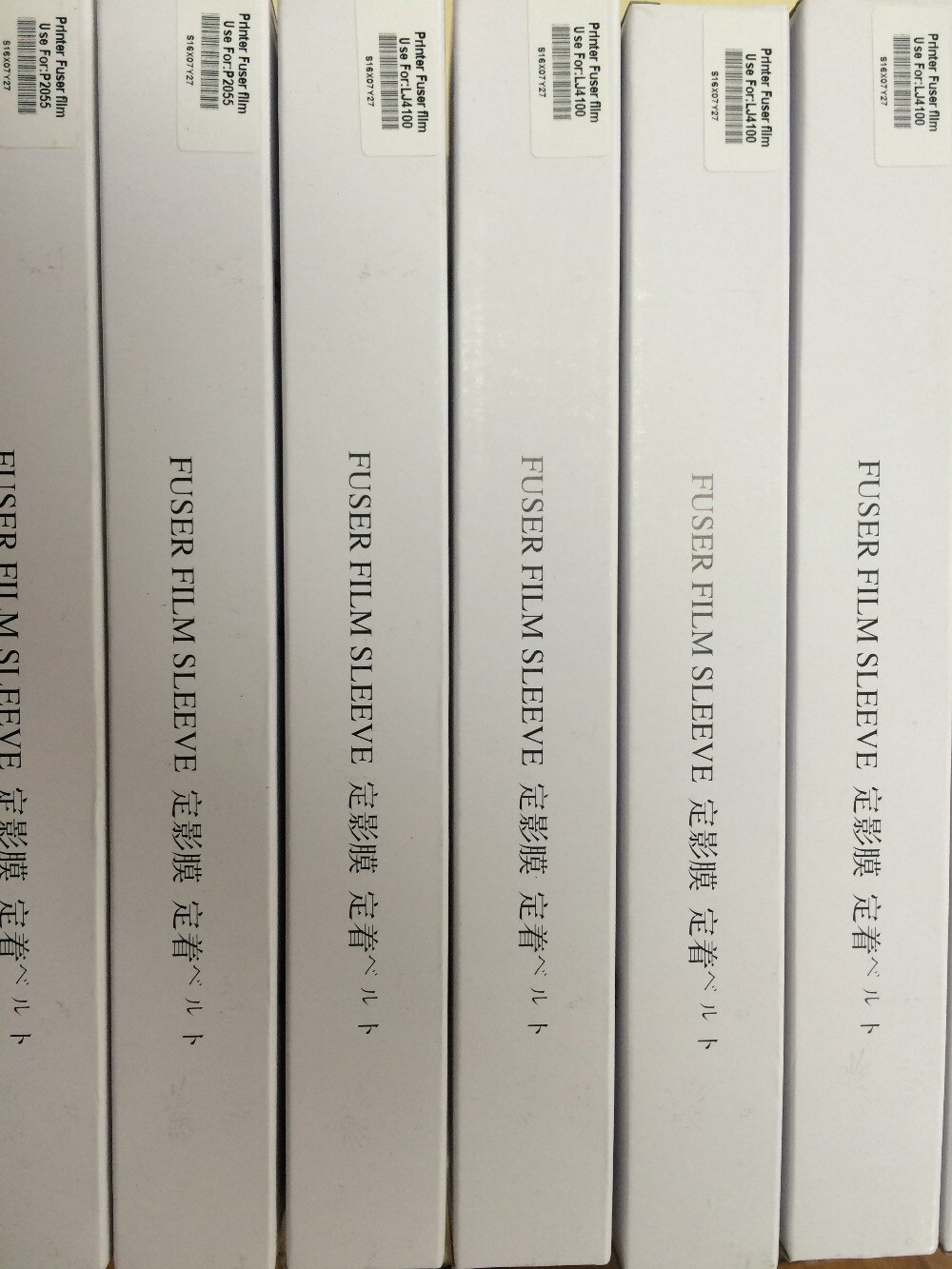 10 stks/partij verpakking Origina Fuser Film Mouw voor hp 1010/1012/1015/1018/1020/1022/1000/1200/1150/1160/ 1300/1320/P2014/P2015/3015