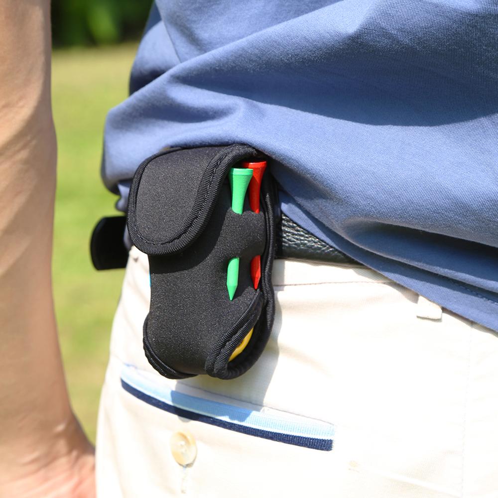 Mini Golftas Draagbare Golfbal Houder Golfbal Zak Houder Kleine Super Elastische Taille Verpakking Golf Accessoires