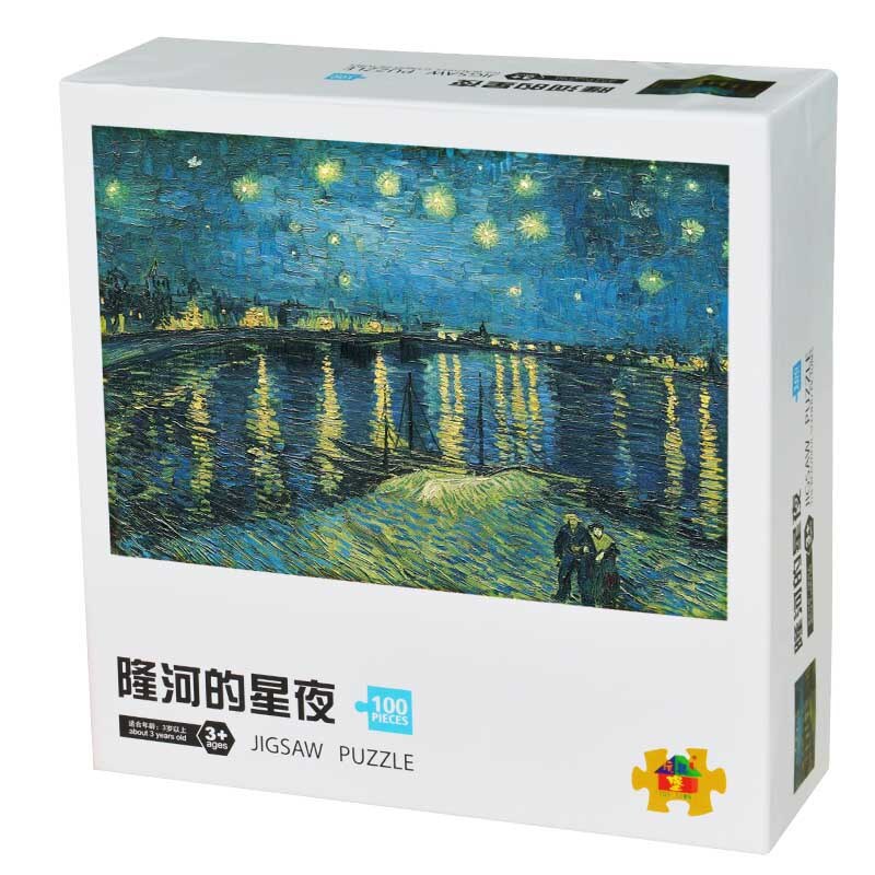 Grownup 100pcs Puzzle Famous Landscape Puzzle Cartoon jigsaw Puzzles 100 Piece For Children Educational Toys Year: Style 13