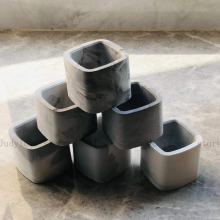 Stampo per vaso da fiori in cemento ottavino stampo a tre fori per reticolo di ghiaccio scatola di immagazzinaggio stampo portacandele stampo aromaterapia gesso stampo per tazza di candela