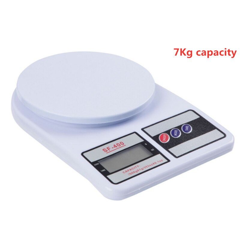 Household small electronic scale precision 0.1g kitchen scale baking room electronic scale small kitchen scale baking: Maximum 7kg capacit