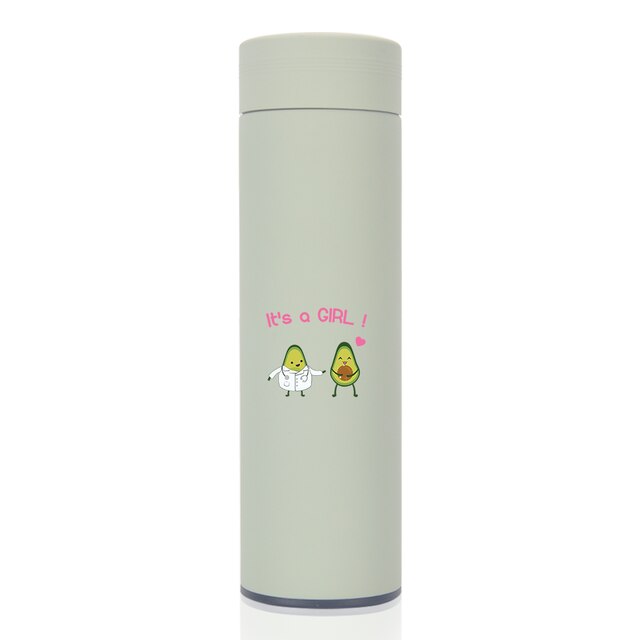 450 ml Karikatur Avocado Thermos Wasser Flasche Klassische Edelstahl Becher thermo Tee Tasse Bunte Cafe Tassen Tee Glaskolben: BAUV4501205777