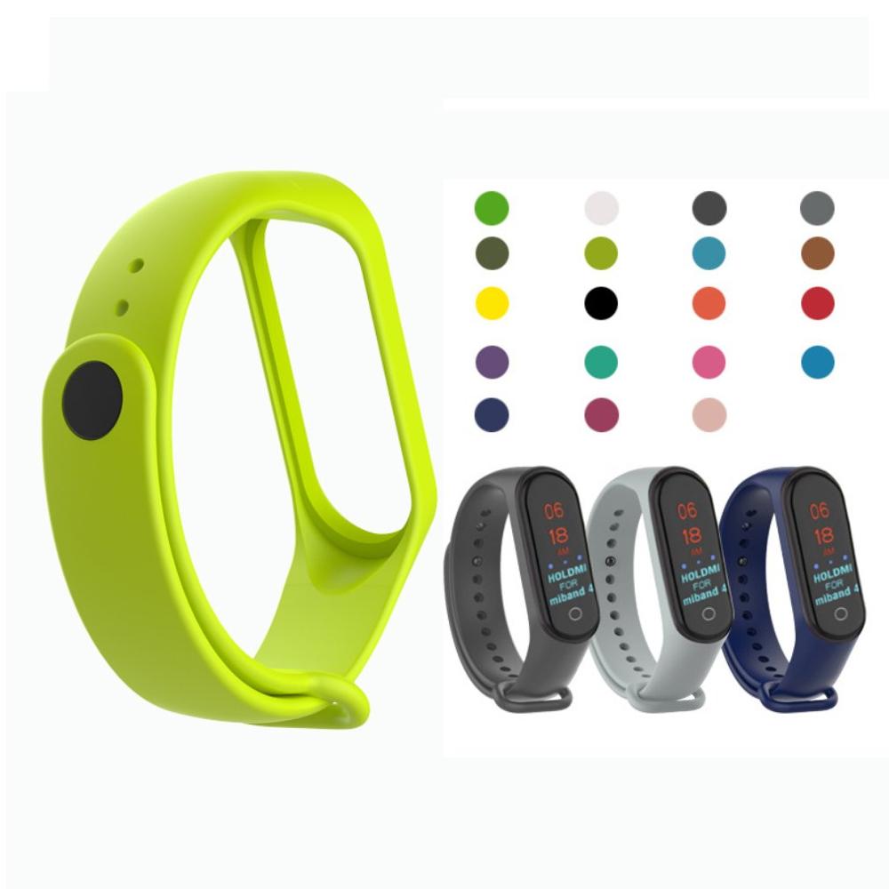 For Xiaomi Mi Band 4 / 3 Replacement Strap Sport Silicone Strap Wristband Bracelet Colorful Miband 3 4 Replacement Strap