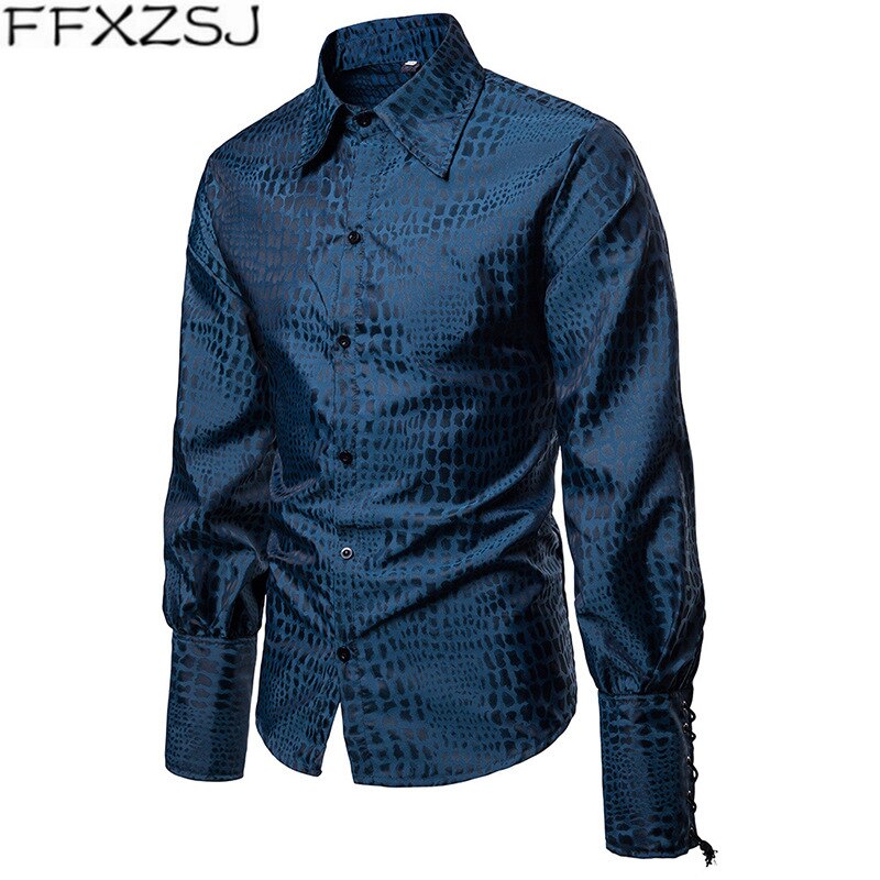 Men Medieval Renaissance Shirt Cosplay Costume Top Tunic Tudor Lacing Up Bandage Long Sleeve Dress Shirt Men Chemise Homme XXL