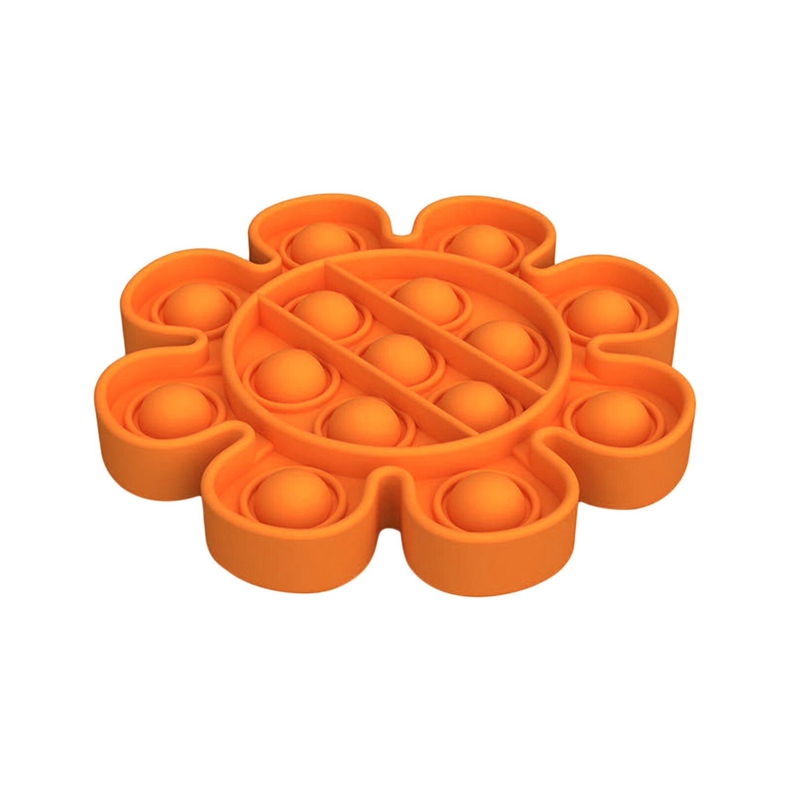 Pop Bubble Fidget Sensory Toy Pure Compression Silicone Push Pop Bubble Sensory Toy - Stress Reliever Toy to Alleviate Bad Mood: E