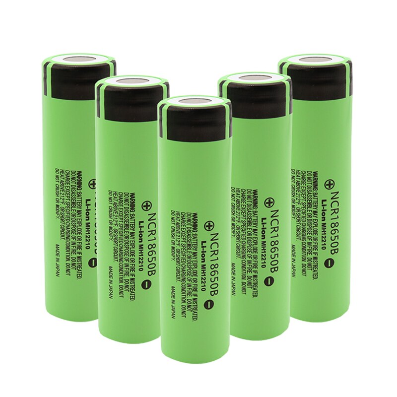 Original 18650 Battery NCR18650B 3.7V 3400 mah 18650 Lithium Rechargeable Battery For Flashlight batteries